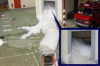 Produced high expansion foam